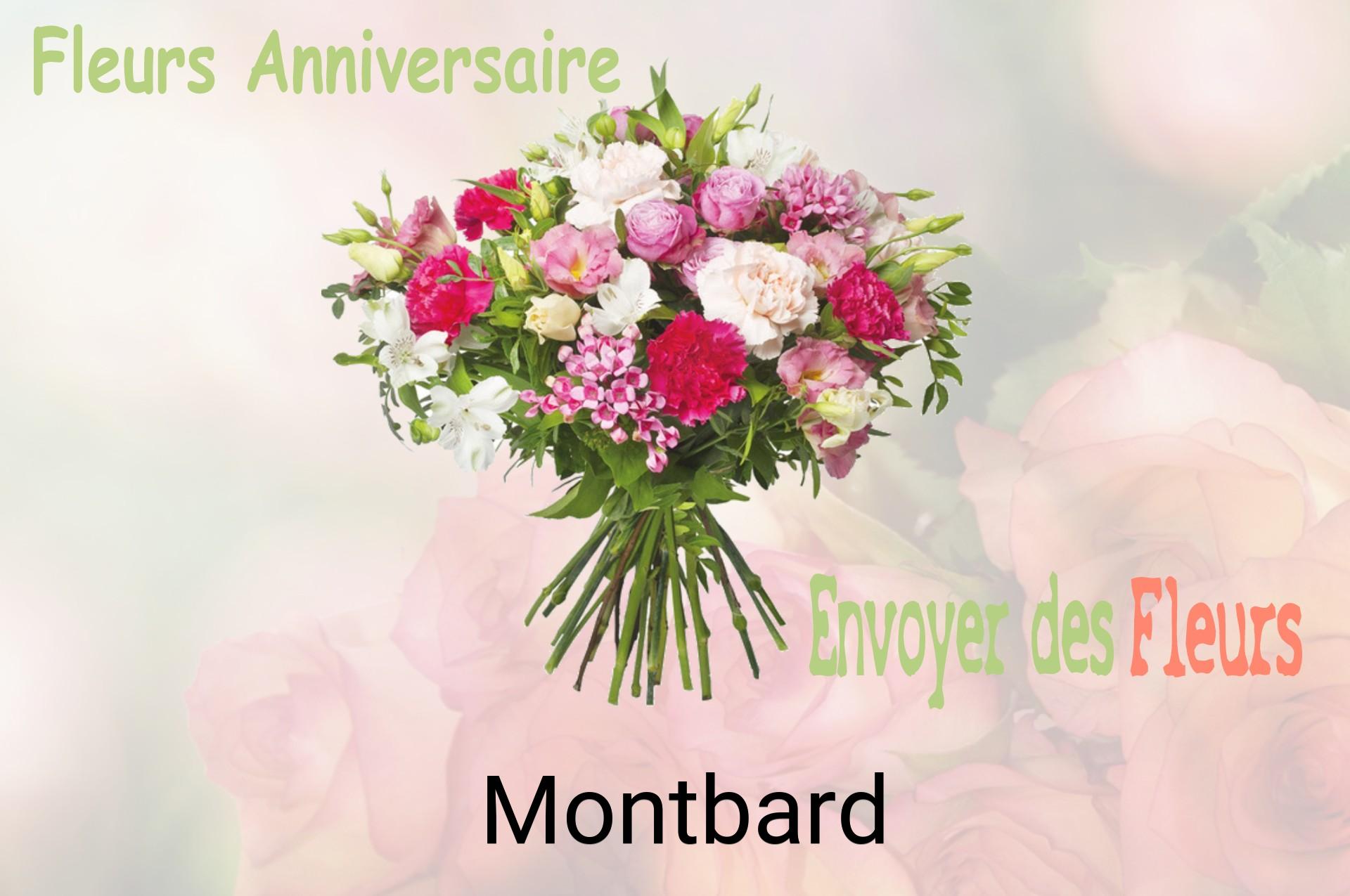 Bouquet de fleurs d’anniversaire livré à Montbard